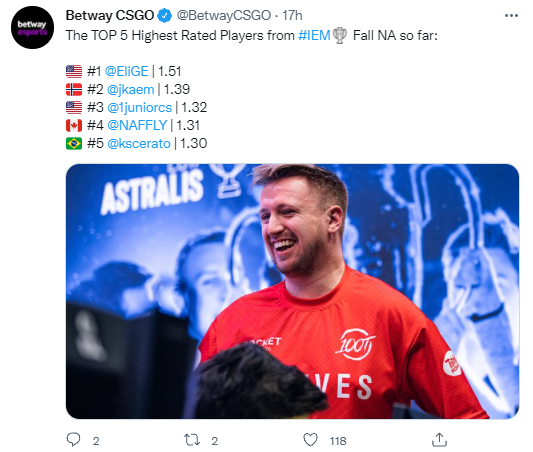 电竞比分数据统计：2025年指挥数据倒数排行榜，cadiaN位列倒一